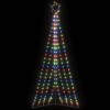Pom de Crăciun LED 339 LED-uri colorate 187 cm