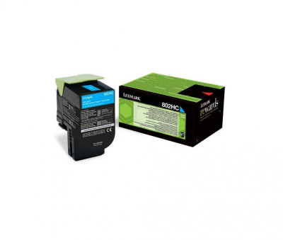 LEXMARK 80C2HC0 CYAN TONER foto