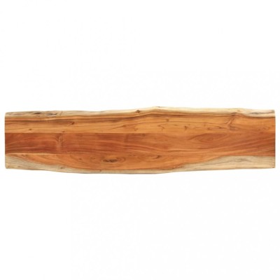 vidaXL Blat masă 180x40x3,8 cm dreptunghiular lemn acacia margine vie 370641 foto