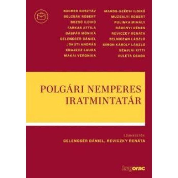 Polg&aacute;ri nem peres iratmintat&aacute;r