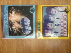 beatles mania 1 + high voltage 2 discuri disc vinyl 2 lp muzica pop beat rock rnr VG+