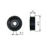 GATES T36420 DriveAlign&reg; Rola ghidare/conducere, curea transmisie