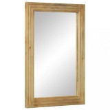 VidaXL Oglindă de baie maro 50x70x2,5 cm lemn masiv de mango