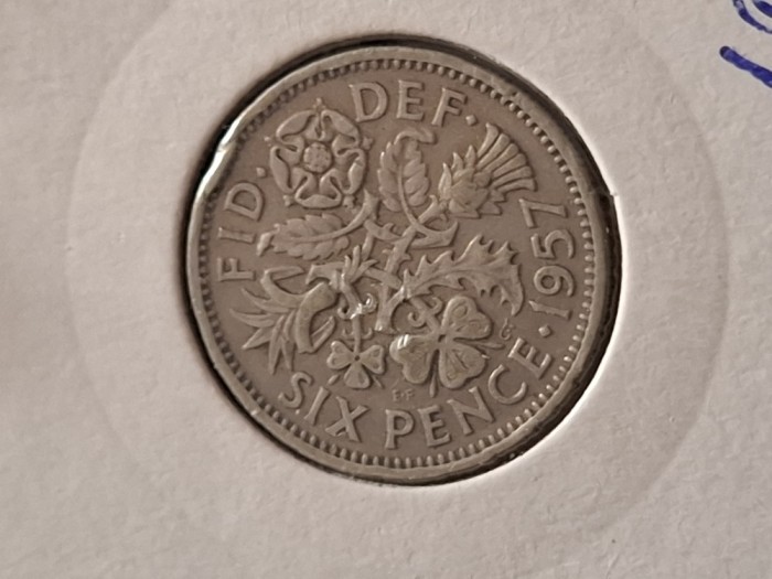 Six pence 1957