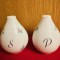 2 SOLNITE PENTRU SARE SI PIPER- ROSENTHAL STUDIO LINIE ROMANZE- BJORN WIINBLAD