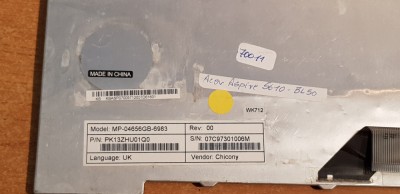 Tastatura Laptop Acer MP-04656GB-6983 netestata #70011 foto