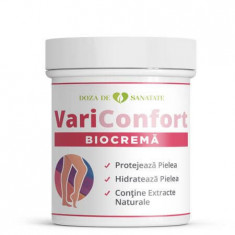 Crema pentru picioare Variconfort Biocrema, 250 g, Doza de Sanatate