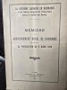 Memoire du Gouvernement Royal de Roumanie concernant la proposition du 9 Mars 1928 Dans l affaire des optants honogrois de transylvanie - N. Titulesco