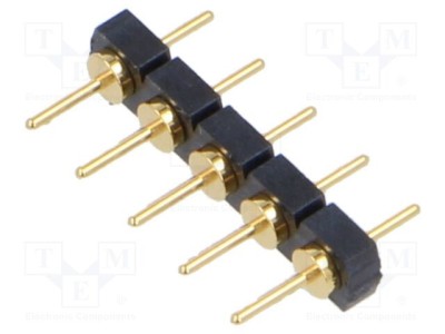 Conector şiruri pini tată 5 PIN 2,54mm aurit THT SAMTEC foto