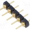 Conector şiruri pini tată 5 PIN 2,54mm aurit THT SAMTEC
