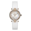 Ceas Dama GC Guess Collection CableChic Y18004L1, Inox 32mm, Curea Silicon, Quartz, Analog, Rezistent Apa 10 ATM