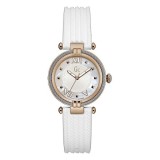 Ceas Dama GC Guess Collection CableChic Y18004L1, Inox 32mm, Curea Silicon, Quartz, Analog, Rezistent Apa 10 ATM