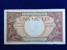Bancnote Romania - 1000 lei 1938 - seria A 1084 0569 (starea care se vede) foto