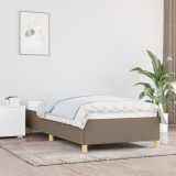 Cumpara ieftin Cadru de pat fără saltea Taupe 90x200 cm țesătură