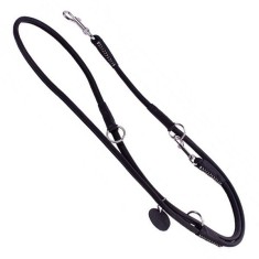 Lesa rotunda reglabila Soft 125 - 183cm, 6mm - neagra foto