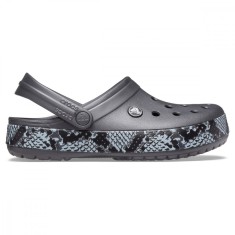 Sabo?i Femei casual Crocs Crocband Snake Print Clog foto