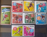 Bernera 1978 fotbal , C.M. De fotbal Argentina &#039;78 serie 8v. Dant. + bloc,MNH, Nestampilat