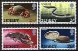 Jersey 1973 - Fauna marina, animale, serie neuzata