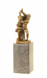Hercule si Diomede- statueta din bronz pe un soclu din marmura UP-66, Religie