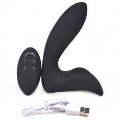 Vibrator anal spin Negru foto