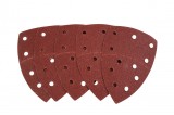 Set 5 Discuri Abrazive Hartie 102x151mm, Granulatie 240, Slefuitor Triunghiular - Tolsen, Metal/Lemn/Vopsea