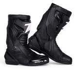 Ghete (cizme) moto Racing Unisex Seventy model SD-BR26 Alpha culoare: negru/alb 43