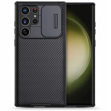 Husa Nillkin Camshield Pro pentru Samsung Galaxy S23 Ultra Negru, Carcasa