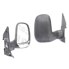 Oglinda exterioara Ford Transit (Ve83), 06.1994-07.2000, Dreapta, reglare manuala; carcasa neagra; geam convex; cromat; lung