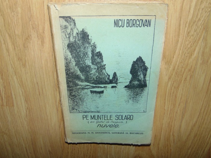 PE MUNTELE SOLARO(DIN GOLFUL DE NEAPOLE) -NUVELE -NICU BORGOVAN