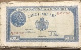 (BNK A) Romania bancnota 5000 lei 20 decembrie 1945