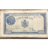 (BNK A) Romania bancnota 5000 lei 20 decembrie 1945