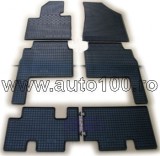 Covorase Cauciuc Kia Sorento 2 II (7 locuri) 2009-> Rigum Cehia Premium