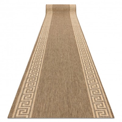 Traversa sisal Floorlux model 20014 coffe si mais, 100 cm foto