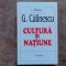 CULTURA SI NATIUNE - G. CALINESCU, 2002