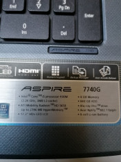 Dezmembrez laptop Acer 7740g foto