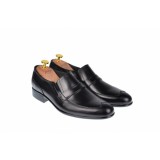 Cumpara ieftin OFERTA MARIMEA 40, 41 - Pantofi Barbati Office, Eleganti, din Piele Naturala, cu Elastic, Negru, EVOLUTION 2,LELION13N