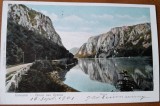 Carte postala, Orsova, Cazane, 1901