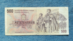 500 Korun 1973 Cehoslovacia foto