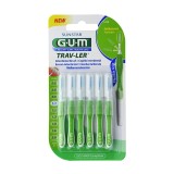Periute interdentare Trav-Ler, 1.1 mm, verde, 6 bucati, Sunstar Gum
