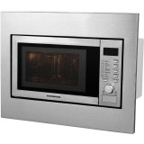 Cuptor cu microunde incorporabil Heinner HMW-23BI, 23 l, 800 W, Grill, Inox