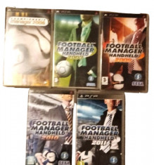 Joc PSP Championship Manager 2006 + Football Manager 2007 + 2009 + 2010 + 2011 foto