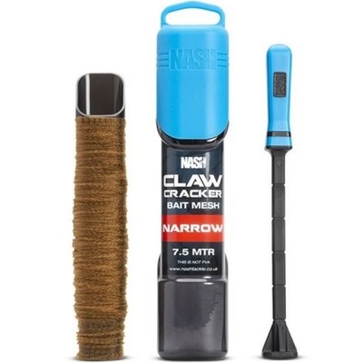 Kit Plasa Protectie + Tija Compresie Nash Claw Cracker Bait Mesh Narrow, 23mm x 7.5m foto