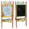 Tabla de scris completa 2 in 1, cu suport si accesorii - multicolora