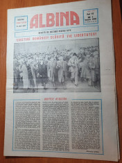 albina prima aparitie dupa revolutie-ianuarie 1990-moartea ceausestilor foto