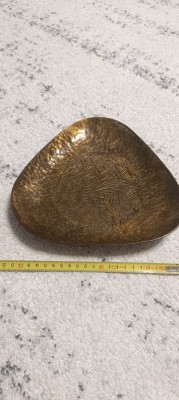 Vas din bronz gravat foto