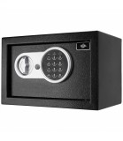 Seif electronic mobilier, Usa de 32 mm, Large, Otel, Negru, 31 x 20 x 20 cm, inclusiv baterii