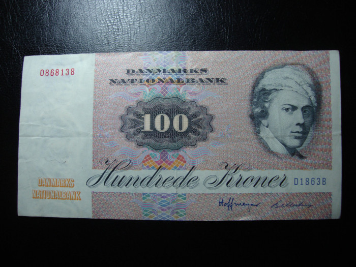 DANEMARCA 100 KRONUR 1972 SUPERBA