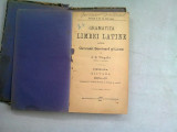 GRAMATICA LIMBEI LATINE - S.G. VARGOLICI PARTEA A II-A