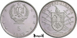 1968, 5 Lek&euml; - Liga Lezh&euml; - Albania | KM 49.1 | PROOF, Europa, Argint