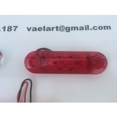 Lampa gabarit cu 9 LED 12V-24V Rosu AD0174Z